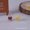 Miniature Beer Mug Toy Ornament for DIY Jewelry, Dollhouse Decoration, and Handmade Crafts.