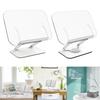 Clear Acrylic Reading Rest Desktop Tablet Support Holder Stable Multiple Angle Rotation for Home and Office Use