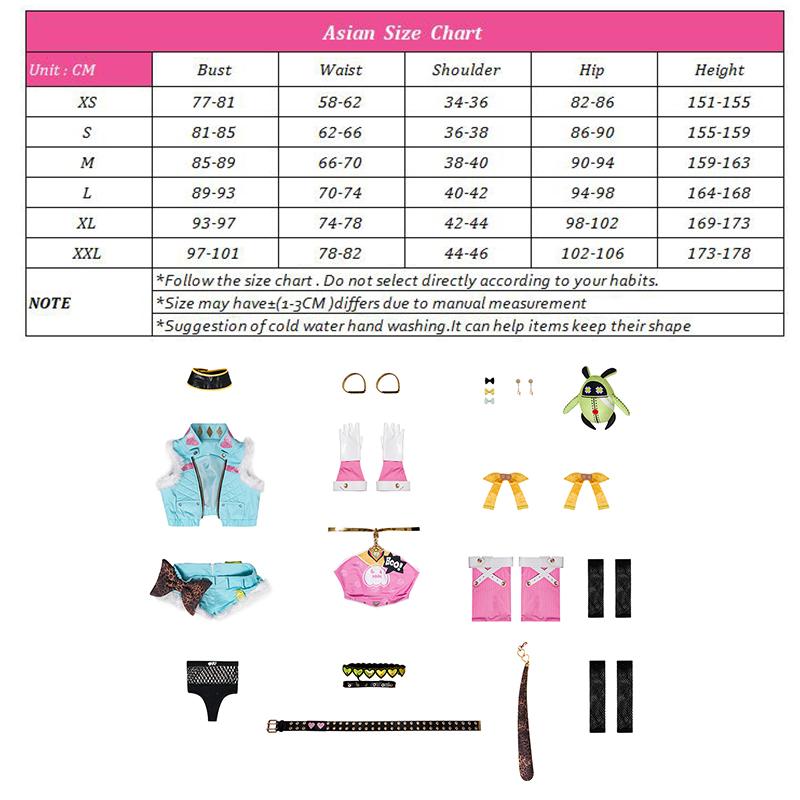 Game Zenless Zone Zero Nicole Demara Cosplay Costume Cunning Cutie Sexy Sports Suit Halloween Party Outfit