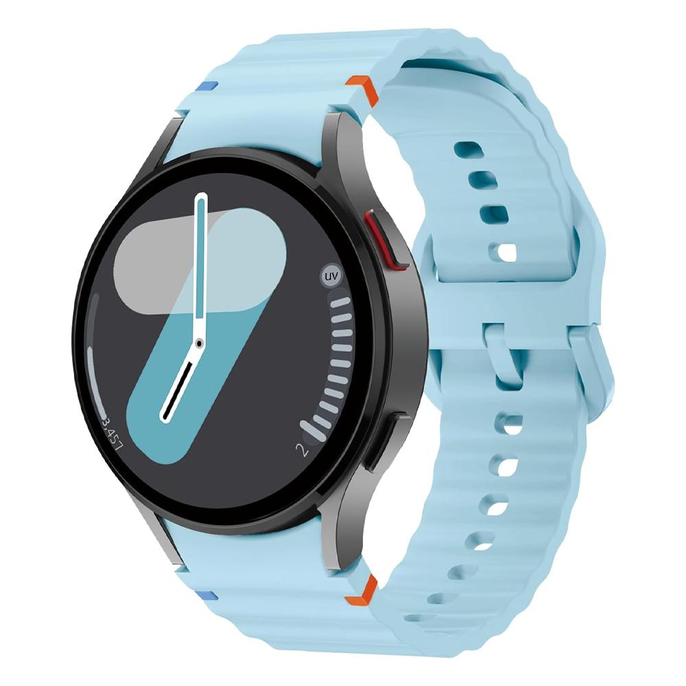 Sport Band for Samsung Galaxy watch 7/FE/4/5/6 classic/5 Pro 40 44mm No Gaps correa bracelet silicone belt Galaxy watch 7 straps