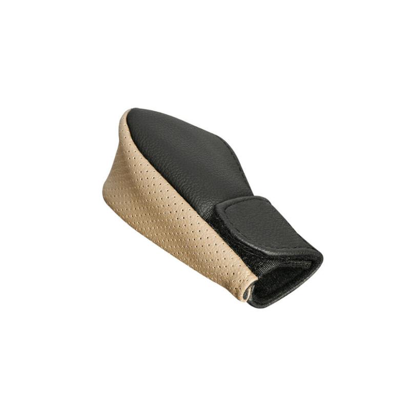 1Pc Universal PU Leather Car Gear Shift Manual Stick Shift Knob Cover Handbrake Non-Slip Protector Cover Interior Accessories