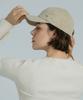DOLIGRAM Basic Cat Rivet Washed Cap Beige