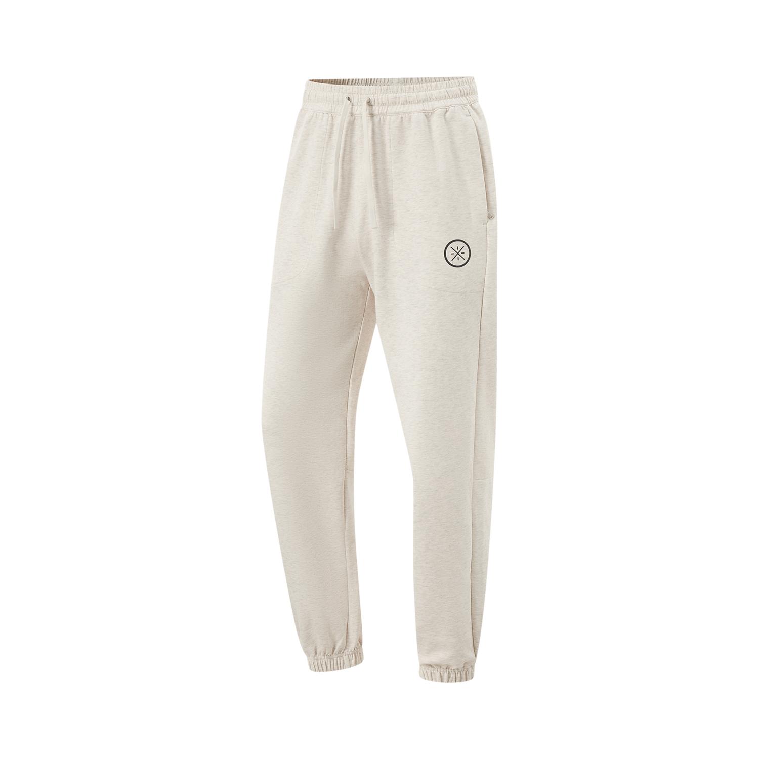 

Li Ning Wade Series Повседневные Простые С манжетами Свободные Вязаные Спортивные Брюки Мужские низы Цветочный-Серый Плиточный-Серый AKLV079-2 3XL