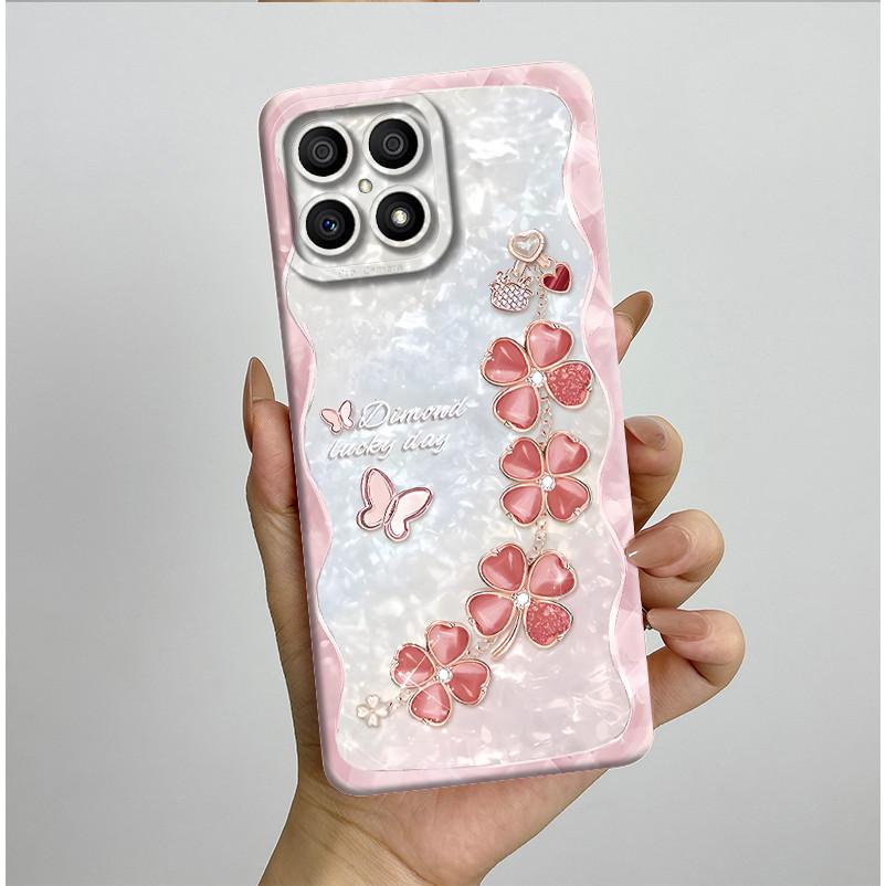 Phone Case For Honor X8 4G Case Aesthetic Luxury Protective Full Coque HonorX8 Soft Silicone Funda For Honor X 8 X8 Back Cover