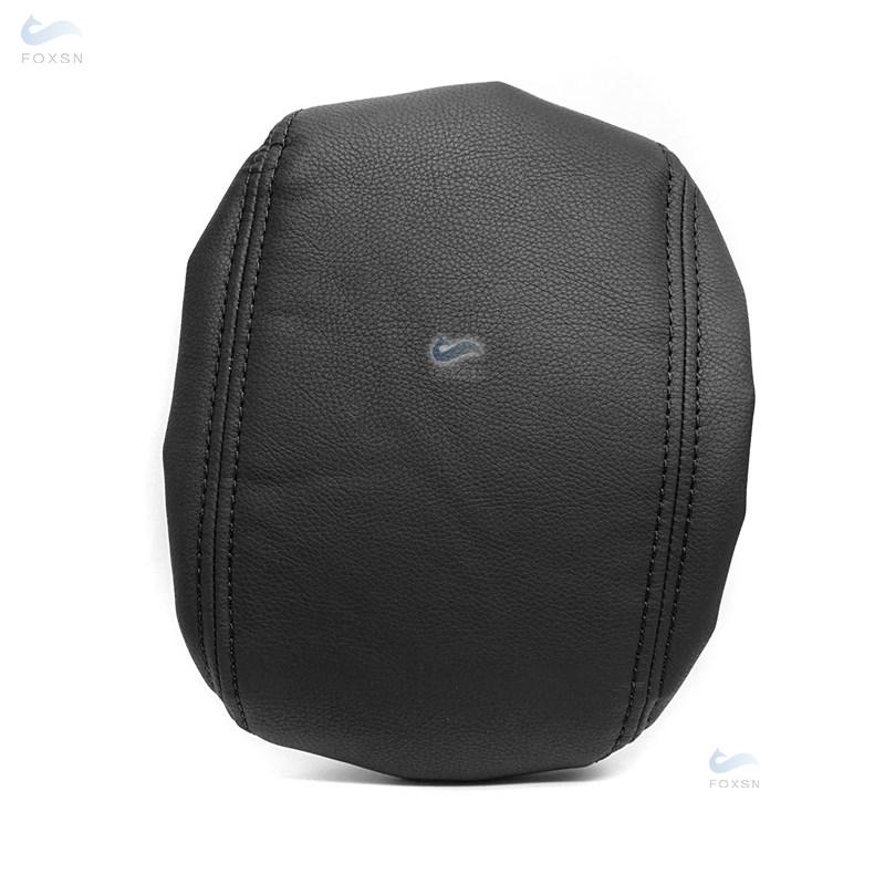 Για VW Golf 6 MK6 2010 2011 2012 2013 Αξεσουάρ αυτοκινήτου Εσωτερικό Κέντρο ελέγχου Κάλυμμα κιβωτίου υποβραχιόνιου Μαύρο PU δέρμα με σφουγγάρι