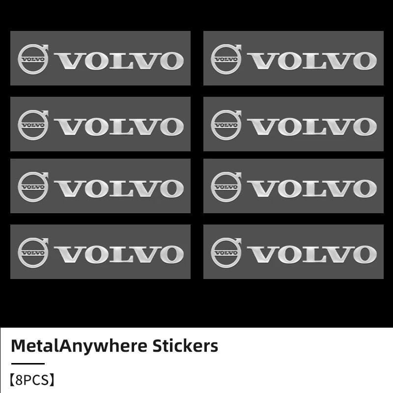 Emblema de Metal 3D para Carro Letra Adesivos Decorativos Emblema Decalque Para Volvo AWD C30 S80 S90 T6 V40 V50 V60 V70 V90 XC40 XC60 XC70 XC90
