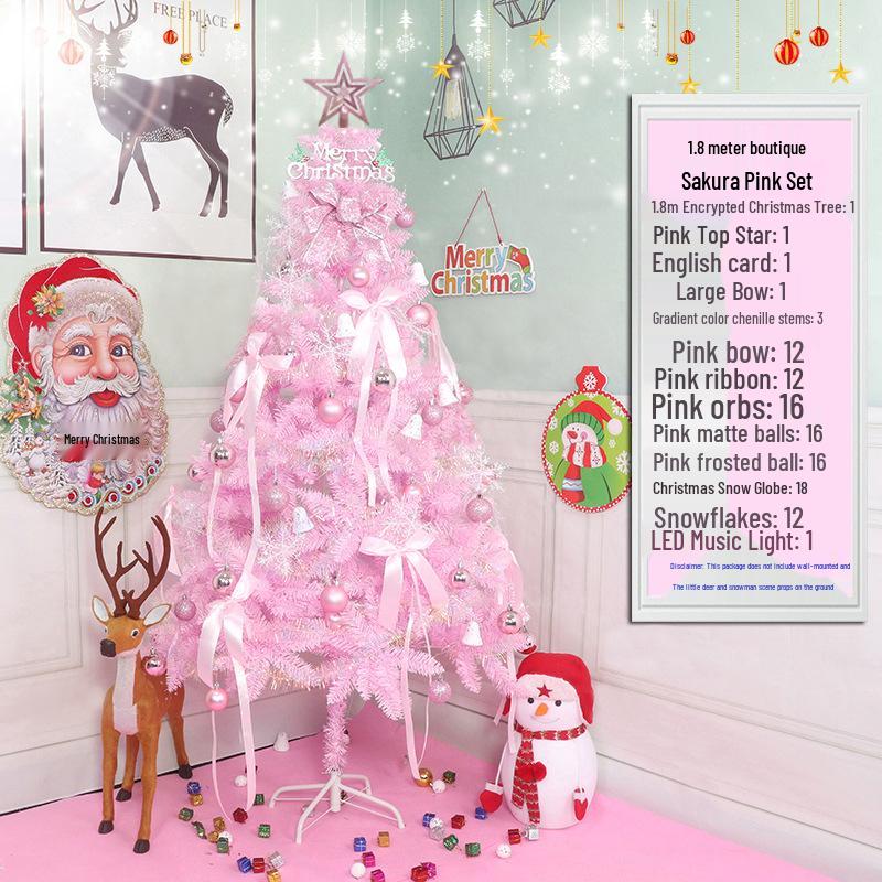 Christmas Tree Set with Window Decorations (60cm, 1.2m, 1.5m, 1.8m, 2.1m)