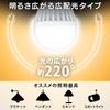 Iris Ohyama LED Light Bulb, 17mm Base, Wide Beam Angle, 60W Equivalent, Warm White, 2-Pack, 760 lumens, Suitable for Enclosed Fixtures,