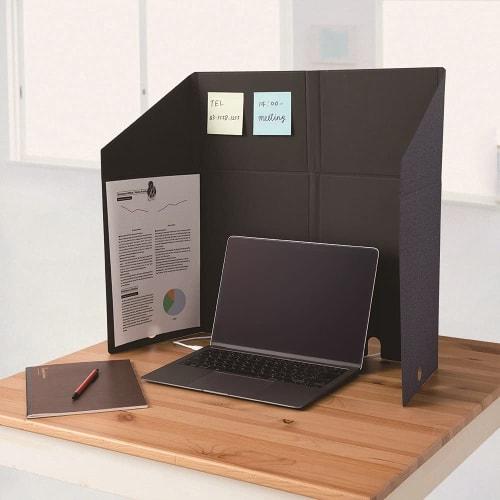 Nakabayashi ori-pact Desk Partition Navy NOP-P01NV