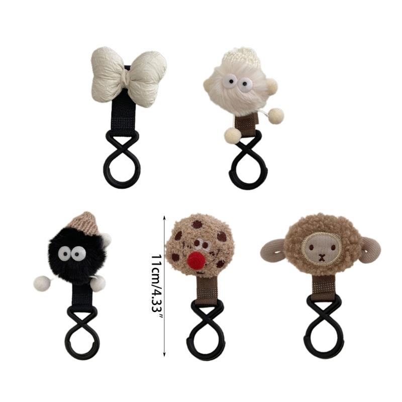 Stroller Hook Lovely Cartoon Cart Hook for Hanging Bag Drooling Bibs Pram Hanger Mommy Essential Baby Product