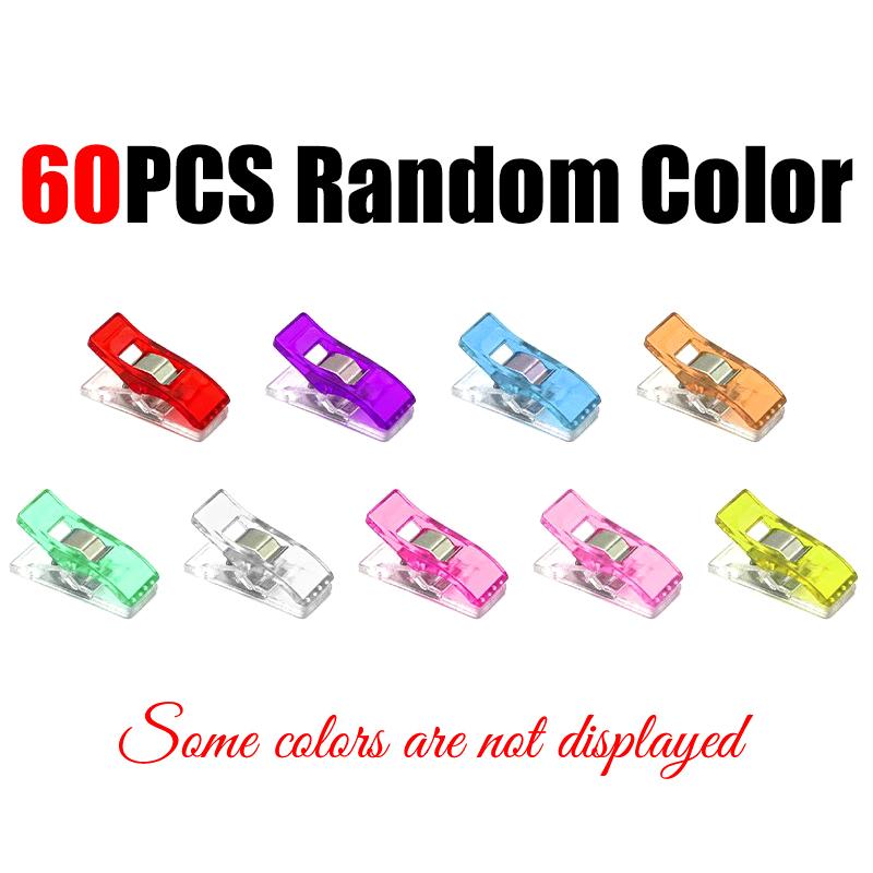 20-60PCS Colorful Quilting Clip Multi-functional Sewing Clips Suitable for DIY Craft Crochet Knitting Embroidery Accessories ZYF