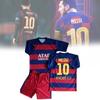 Fc Barcelona Vintage Voetbalshirt Set Met Ademende Modal Mix Voor Kinderen Sport