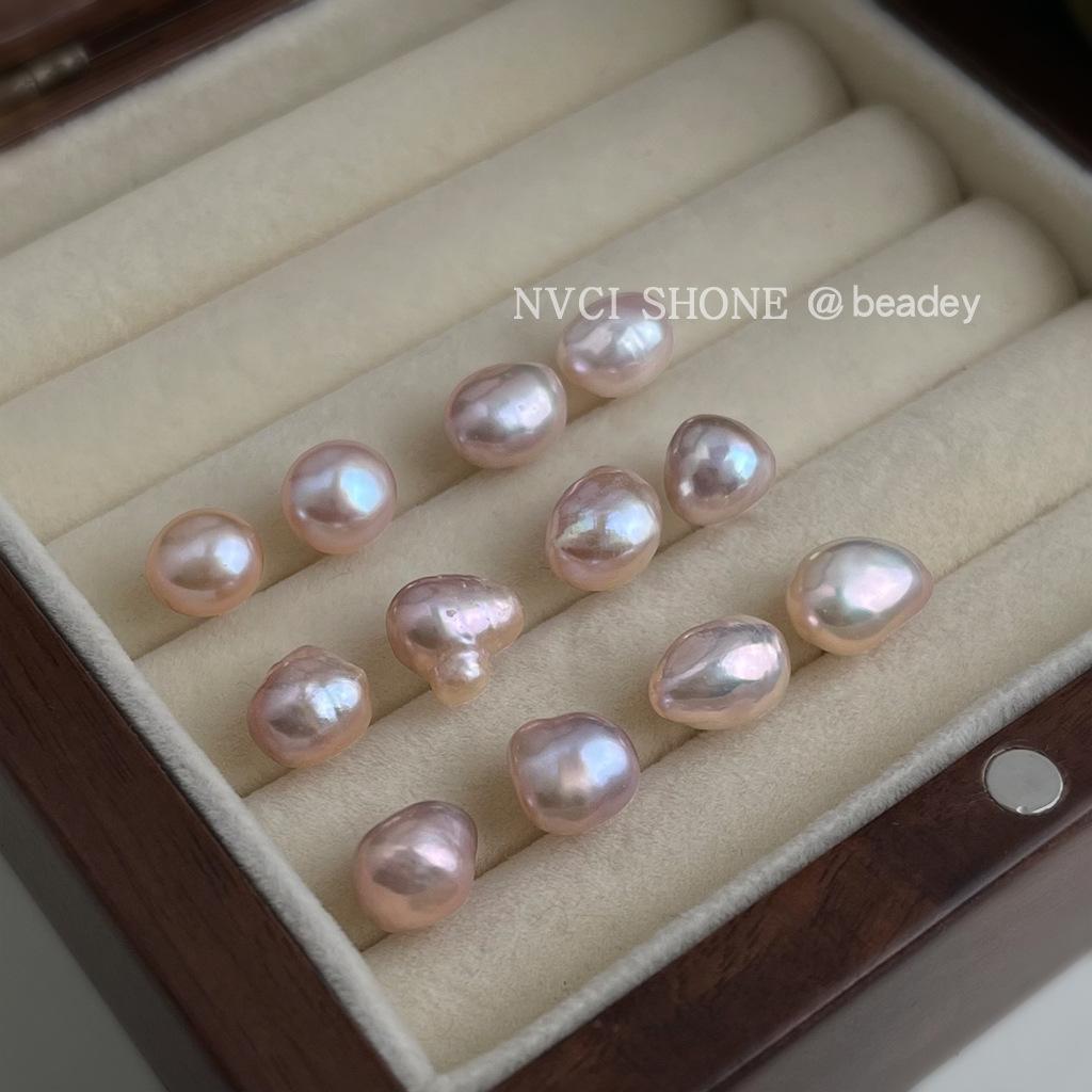 

Baroque special-shaped irregular freshwater pearls, fresh and sweet, small fragrance, commuting elegance, earrings, stud earrings
