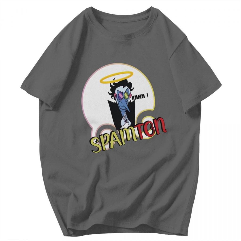 Herren T-Shirt Deltarune Spamton Sommer Y2K Grafik Personalisiert Unisex Kleidung T-Shirts