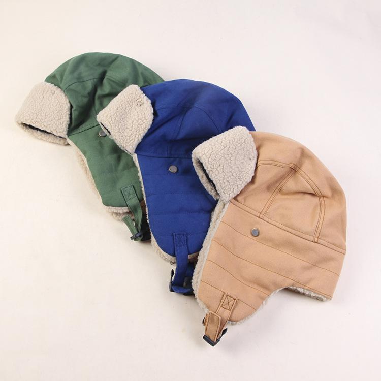 Women's Winter Lei Feng Hat Men's Winter Fleece Lined Thickened Warm Ear Flap Windproof Hat for Cycling Skiing Northeast Winter Hat