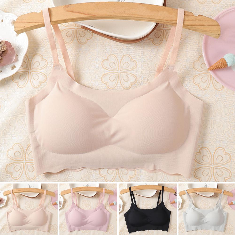 Daily Bra Seamless Adjustable Strap Women's Yoga Bra with Maximum Comfort Shockproof Push-up Support for Daily Wear Wide Strap