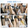 Hangerspace Headrest Hook Set of 2 Leather & Metal Car