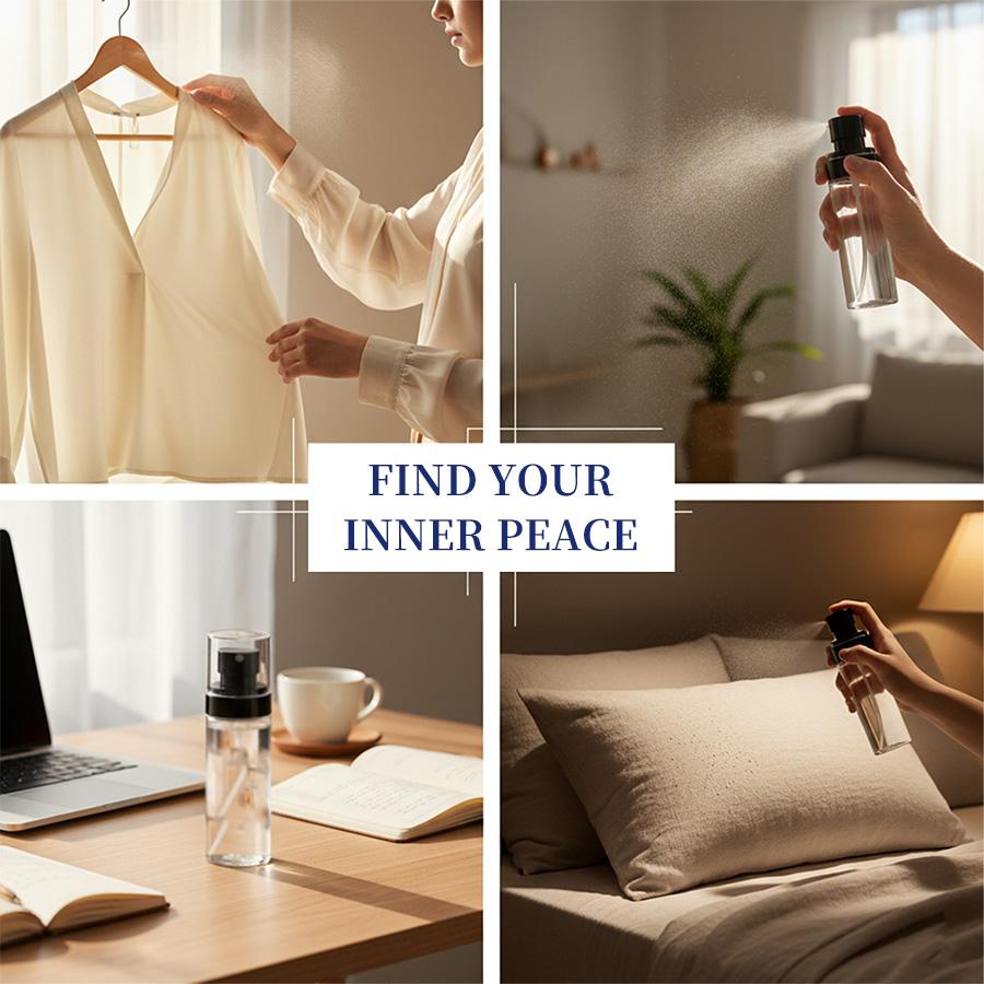 1pc Lavender & Chamomile Scented Mist Air Freshener Odor Eliminator Summer Perfume Spray Hotel & Home Decor Valentine’s Day Gift