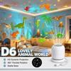 360 Degree Rotating Projection Night Light USB Powered Ocean Projector Lamp  Kids Room Decor