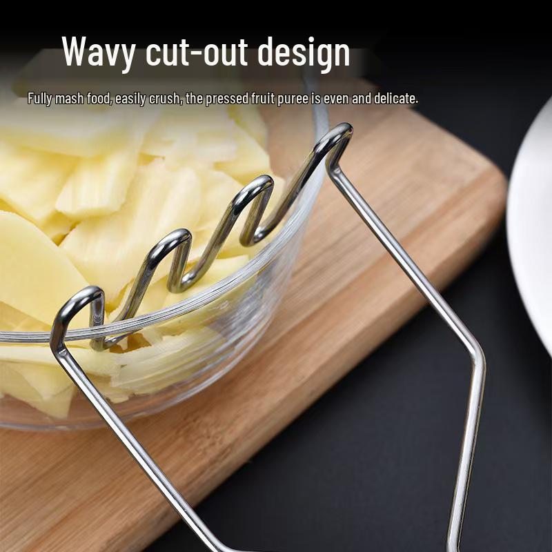 Stainless Steel Potato & Baby Food Masher Tool
