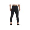 Under Armour Retro Sports Solid Color Logo Print Sweatpants Men Bottoms Black 1371037-001
