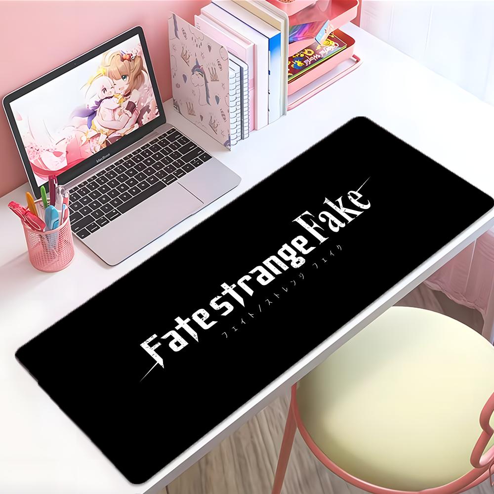 Cool Magical Anime FFate Strange Fake Mouse Pad Large Thick Desk Pad Stitched Edges Gaming Mouse Mat For Pc