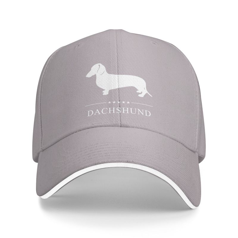 Punk Smooth Dachshund Dog Unisex Baseball Cap Adult Badger Sausage Wiener Adjustable Dad Hat Women Unisex Sports