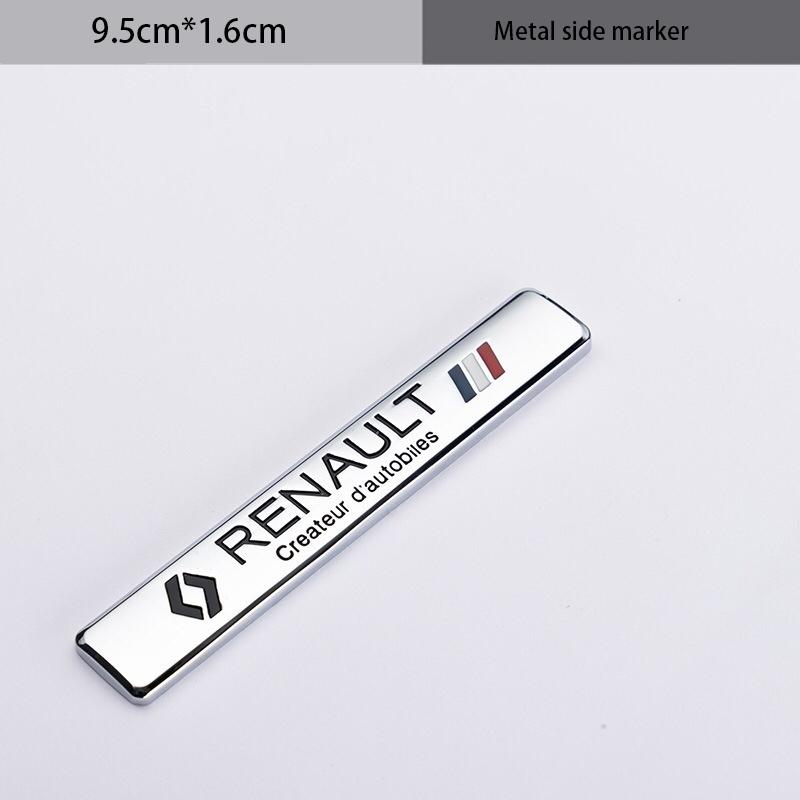 Car Emblem Sticker Accessories For Renault RS GT Clio Megane PARLS PREMIERE Captur Trafic Twingo Scenic 2 Kadjar Zoe Kangoo XX7