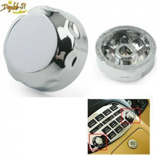 Radio Switch Accent Trim Cover Chrome For Honda Goldwing GL1800 2001-2011 2X New