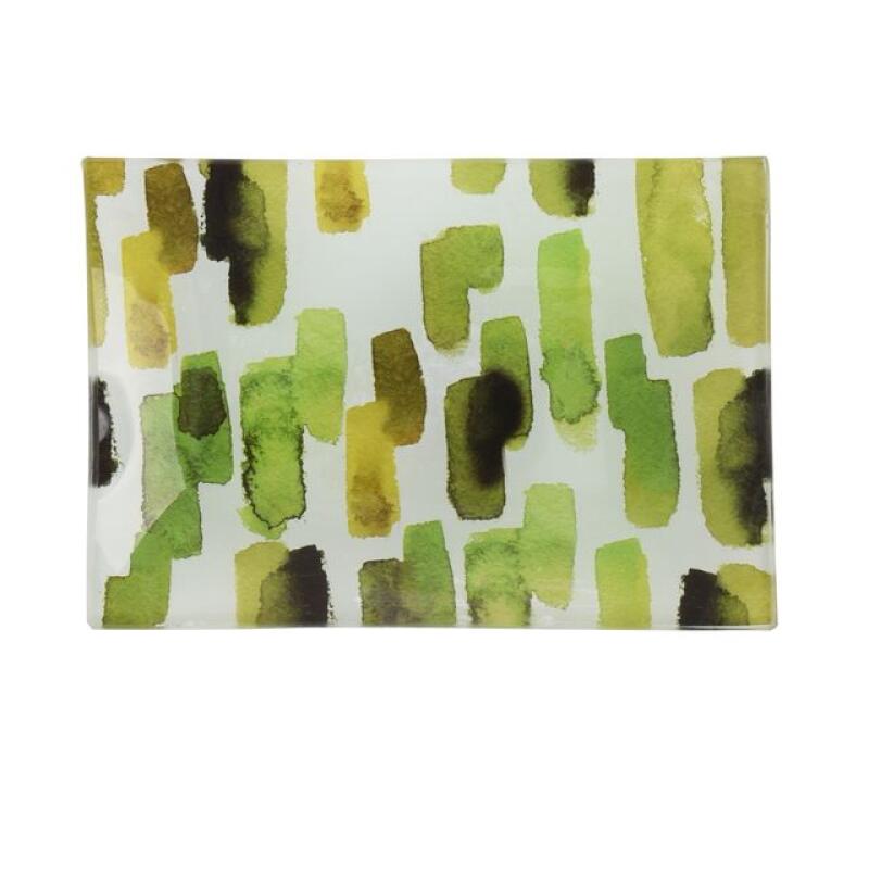 [Via Mercato] Мыльница Стеклянная мыльница Gold Green