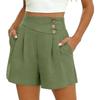 Women's Casual, Loose-fitting -color Pants With Pockets