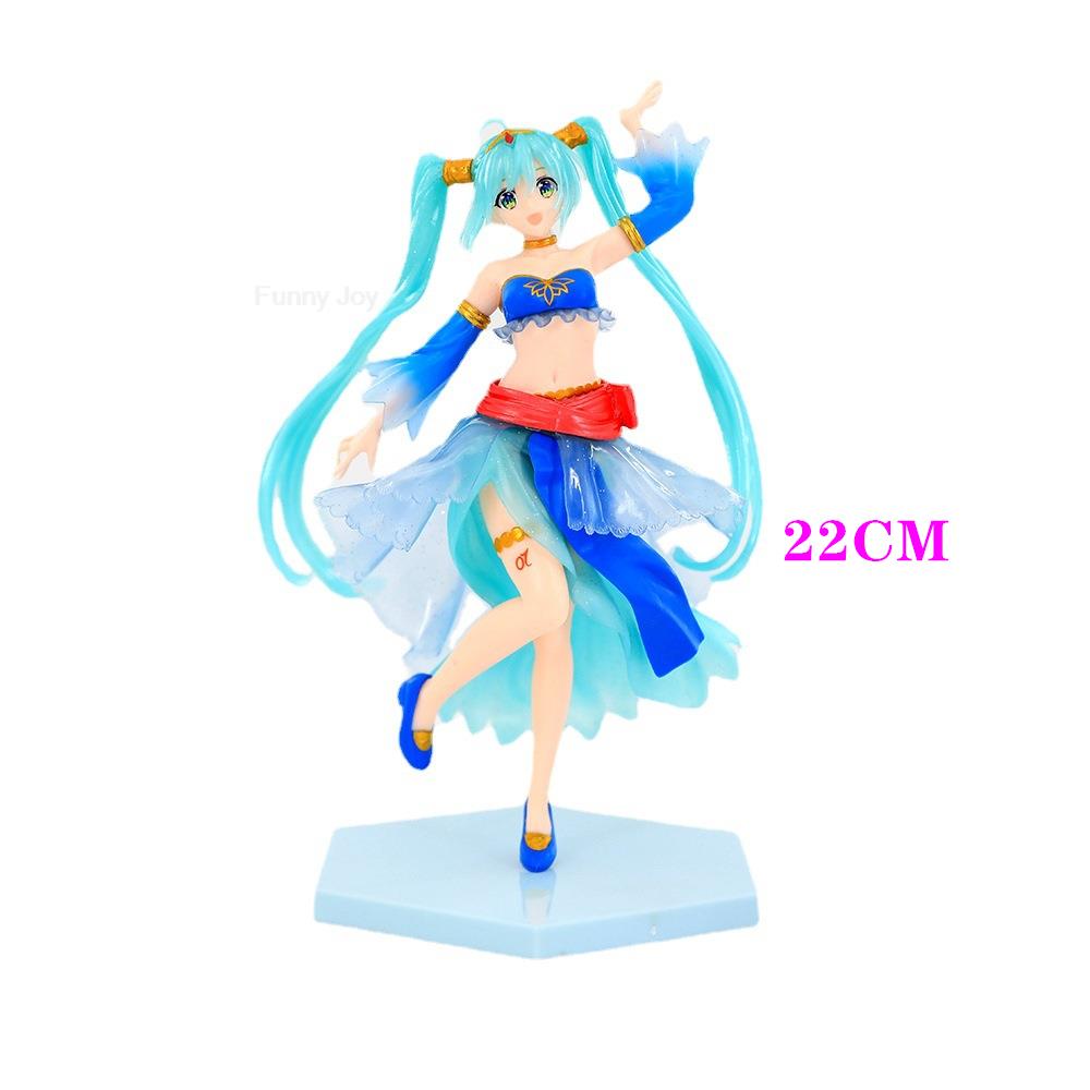 Anime Hatsune Miku Figure Wedding Dress Action Figures Kawaii Swimsuit Vocaloid PVC Collectible Model Toys Girl Gift
