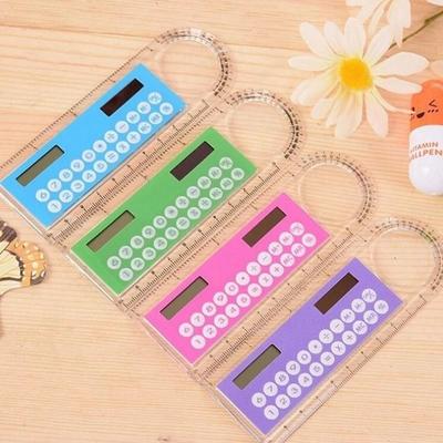 School Supplies Portable Office Stationery Digital Caliper Calculator Ruler Solar Energy Calculator