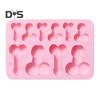 2 Sizes Shapes Cake Mould Heat resistant Creative 3D Soft Touch Silicone Mold