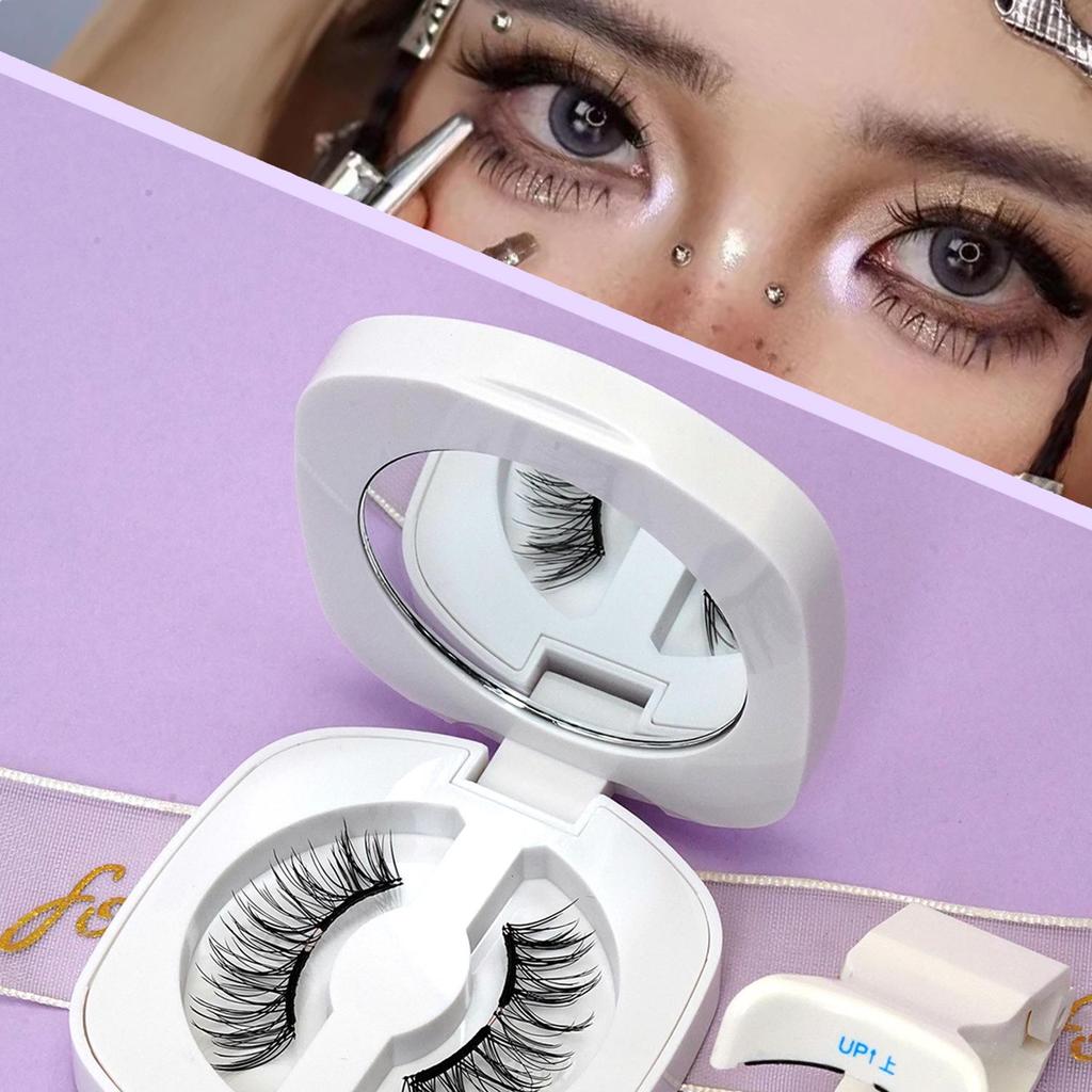 Weiche magnetische dünne Wimpern: Europäischer, Amerikanischer, Japanischer, Koreanischer Natürlicher Stil - Integrierte Box.