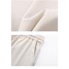Fashion Zipper Design Trouser Legs Casual Pants Men's Solid Straight Elastic Waist Trousers Simple Boot Cut Daily Pants