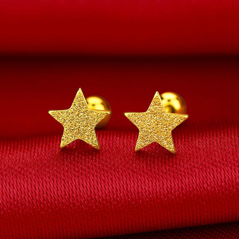 1Pair  Ear Studs Earrings For Women Cartilage Helix Ear Bone Nail Sweet