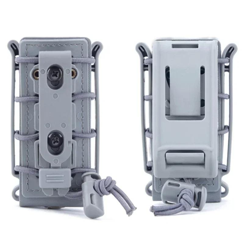 9mm Taktische Magazintasche Airsoft Jagd Schießen Holster Gewehr Magazinhalter Tasche Weiche Schale Magazinhalter mit Gürtelclip