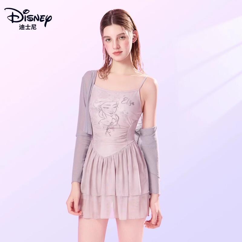 Disney Women s One-Piece Skirted Swimsuit & Cover-Up Set L