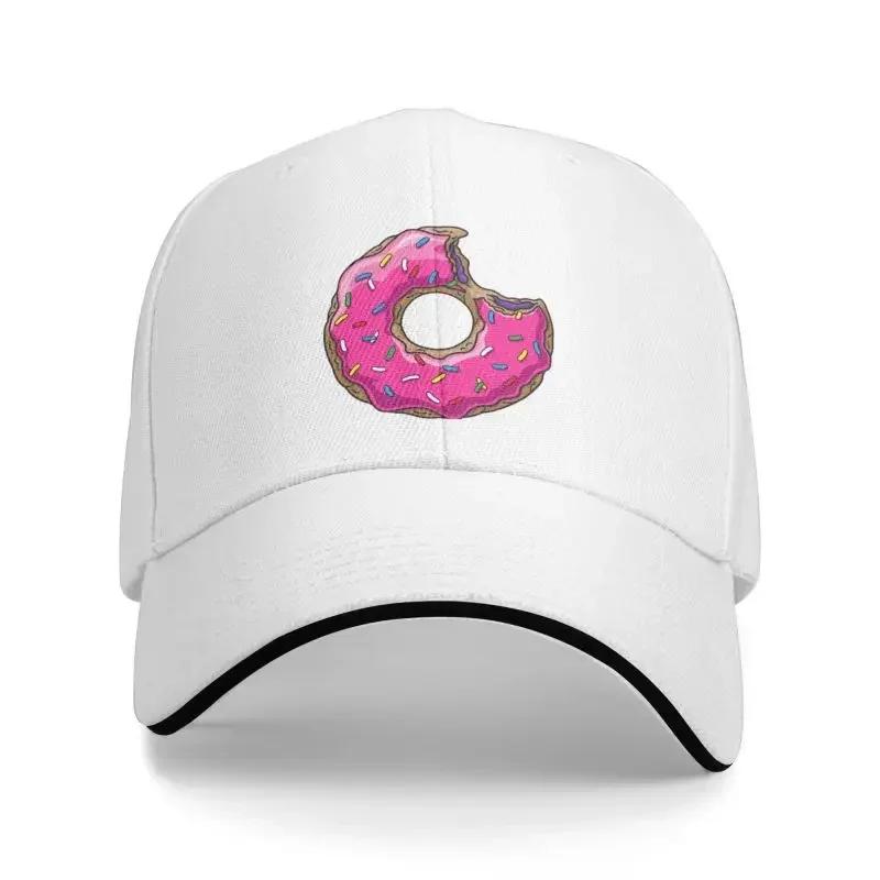 Fashion Donut Baseball Cap for Men Women Custom Adjustable Adult Doughnut Dad Hat Outdoor