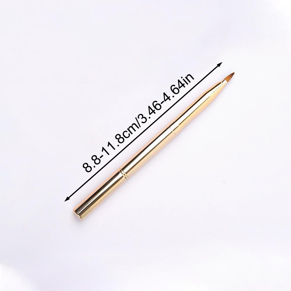 Lip Brush Telescopic Lip Brush Double Head Concealer Makeup Brush Lipstick Brush Portable Lip Brush Multi-function Makeup Tool