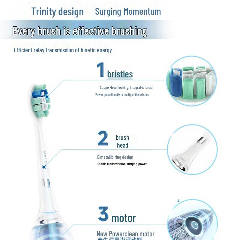 Philips Diamond 3 Series Sonic Electric Toothbrush CN plug (adapter included)