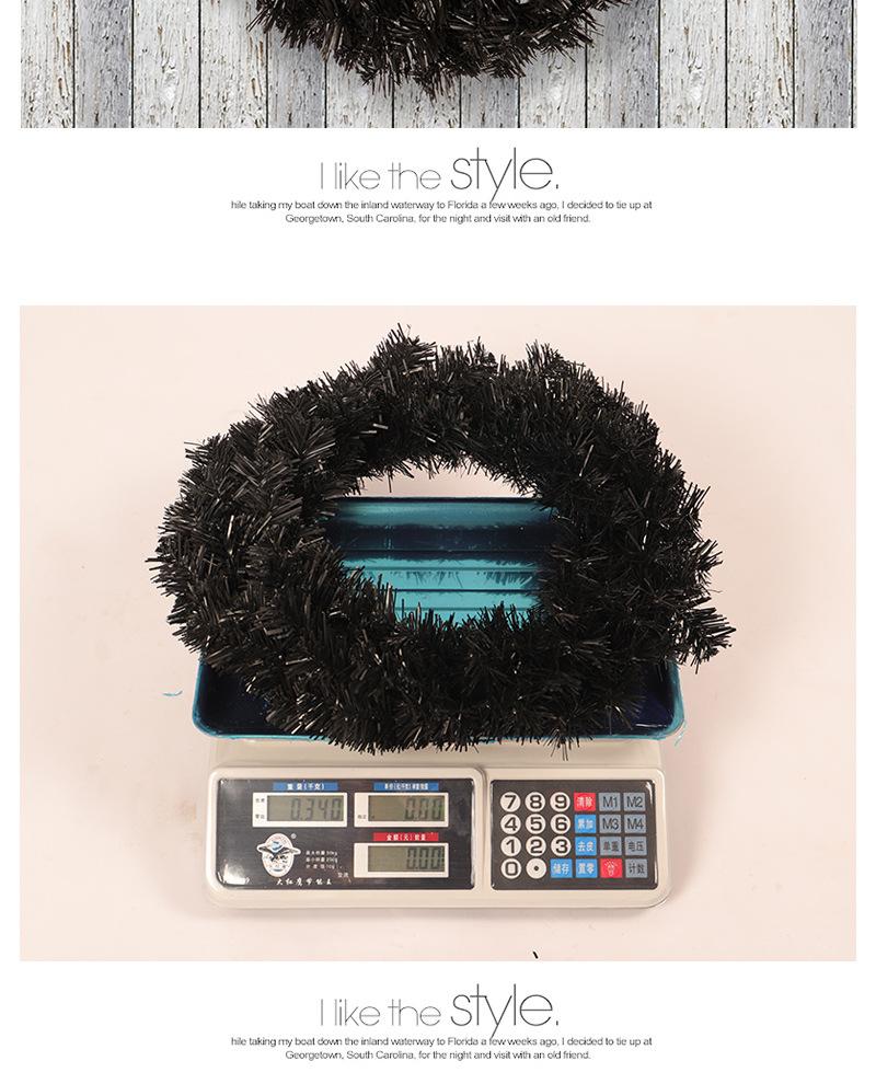 Decoration Simulation Wreath Window Door Hanging Christmas Shopping Mall Scene Layout Props