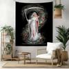 Gothic Style Wall Decor Tapestry Art For Pet Memorial Birthdaywedding Party Backdrop Family Gift