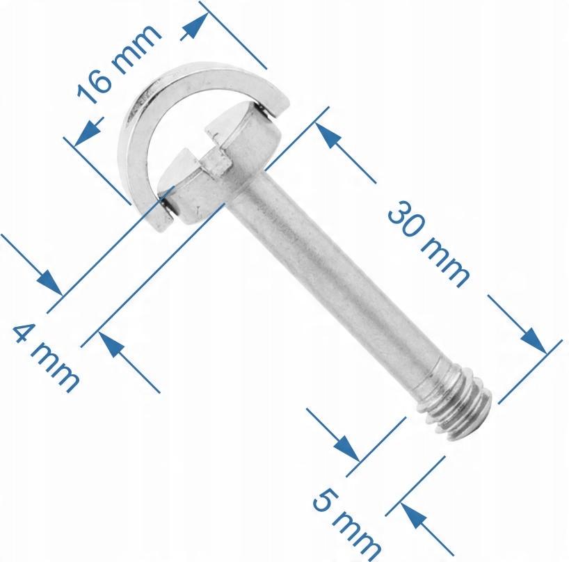1/4" inch 34 mm tripod screw for camera
