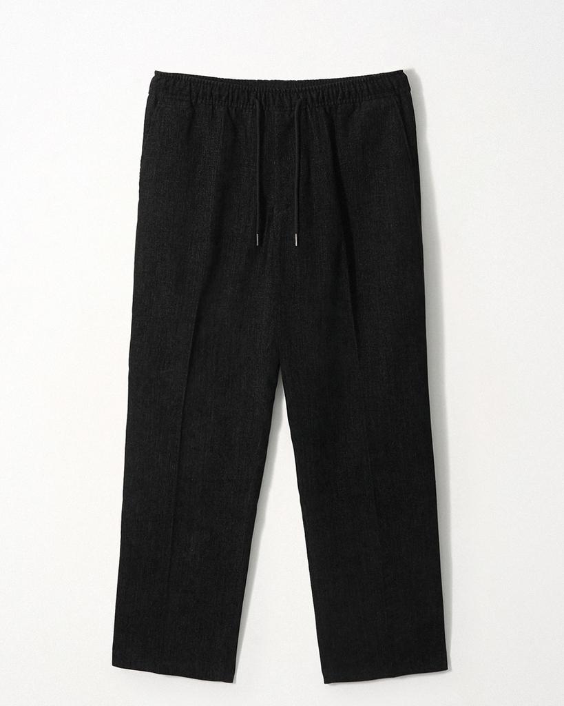 EZIO Essential Denim Wide Banding Pants_Black