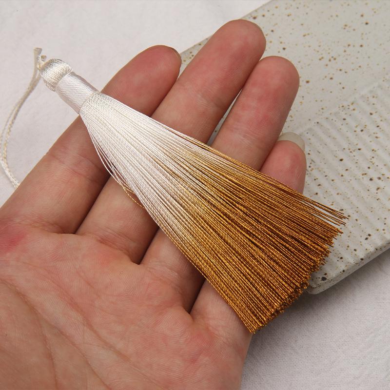 Kendin Yap Takı, Kitap Ayracı ve Bileklikler için 10cm Gradyan Püskül Kolye