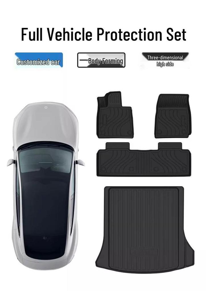 Eco-Friendly, Odorless, Waterproof TPE Floor Mats for 24-25 Xiaomi SU7