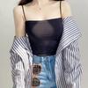 Summer 1806 Women's Solid Color Camisole Vest with Chest Pads - Beautiful Back Bandeau Top