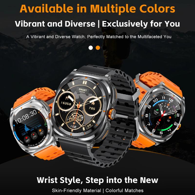 2025 New Smart Watch 2 In 1 Earphone Smartwatch Bluetooth Call for Men Watch Navigation Heart Rate Monitor Sports Music SmartWatch